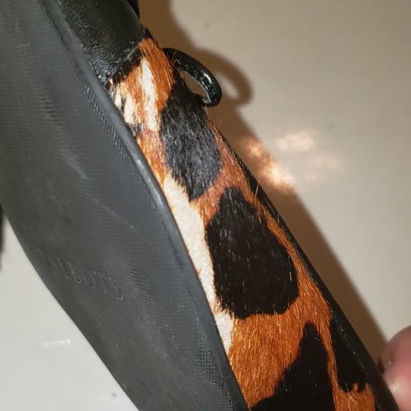 Talbots womens leppard print flats sz 8.5 - Picture 4 of 4